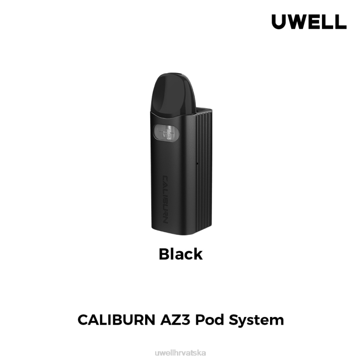 UWELL CALIBURN AZ3 kit (pod sustav) N4TP144 UWELL review crno
