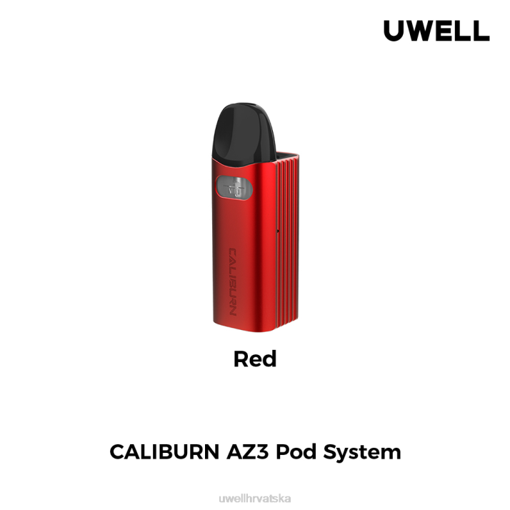 UWELL CALIBURN AZ3 kit (pod sustav) N4TP147 best UWELL flavours Crvena