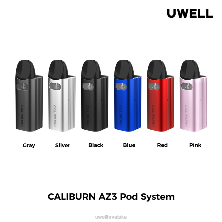 UWELL CALIBURN AZ3 kit (pod sustav) N4TP149 UWELL vape kit srebro