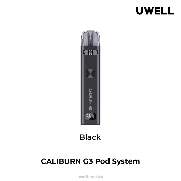 UWELL CALIBURN G3 komplet N4TP133 UWELL disposable vape crno