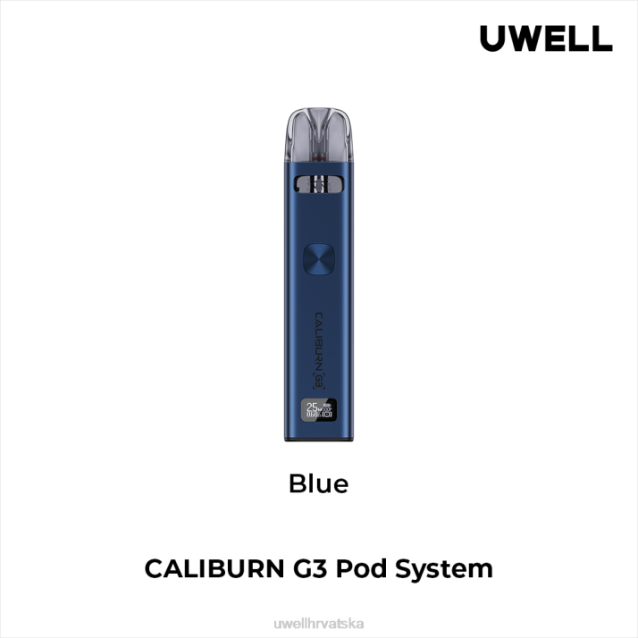 UWELL CALIBURN G3 komplet N4TP134 UWELL review plava