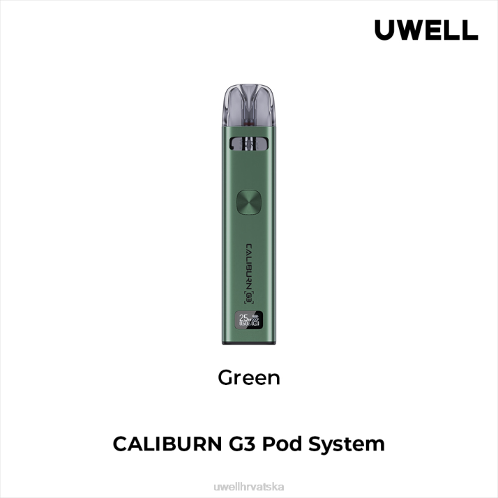 UWELL CALIBURN G3 komplet N4TP136 UWELL e cigarette zelena