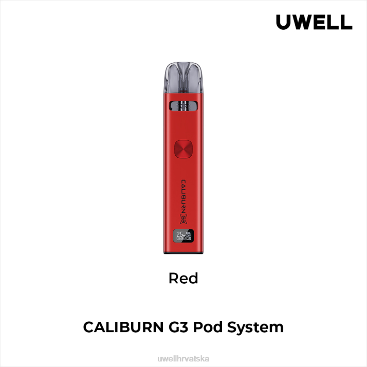 UWELL CALIBURN G3 komplet N4TP137 best UWELL flavours Crvena