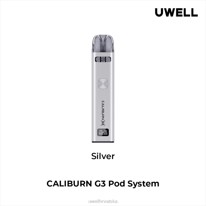 UWELL CALIBURN G3 komplet N4TP138 UWELL online shop srebro