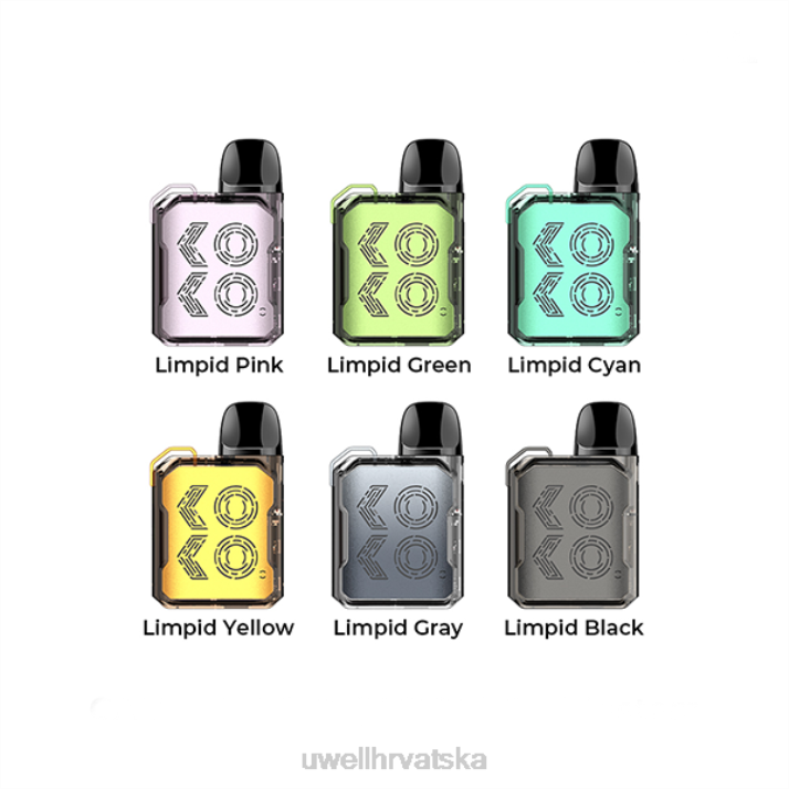 UWELL CALIBURN GK2 komplet mahuna N4TP106 UWELL e cigarette bistro crno