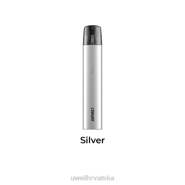 UWELL CRAVAT pod sustav N4TP79 UWELL vape kit srebro