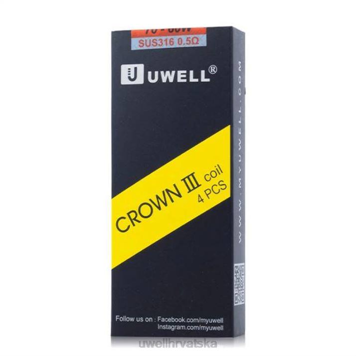 UWELL CROWN 3 zavojnice (4 komada) N4TP92 UWELL zagreb 04 ohma
