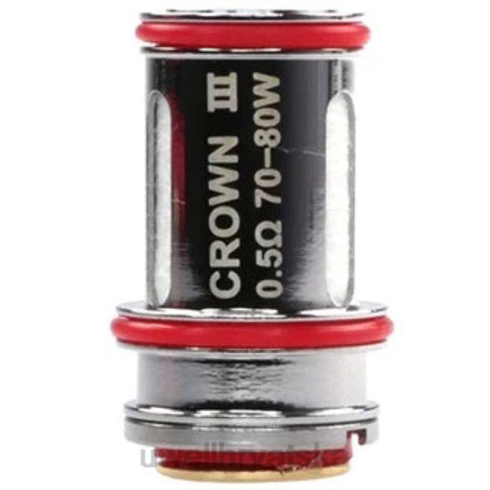 UWELL CROWN 3 zavojnice (4 komada) N4TP93 UWELL disposable vape 05 ohma