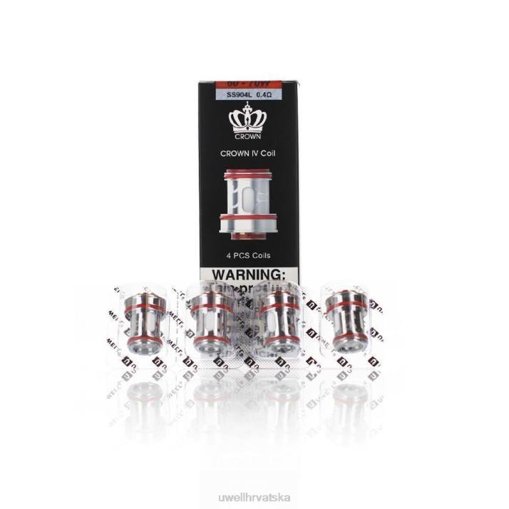 UWELL CROWN 4 zamjenske zavojnice (4 komada) N4TP184 UWELL review un2 dvostruka mreža 023 ohma