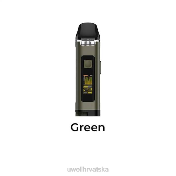 UWELL CROWN D komplet mahuna N4TP119 UWELL vape kit zelena