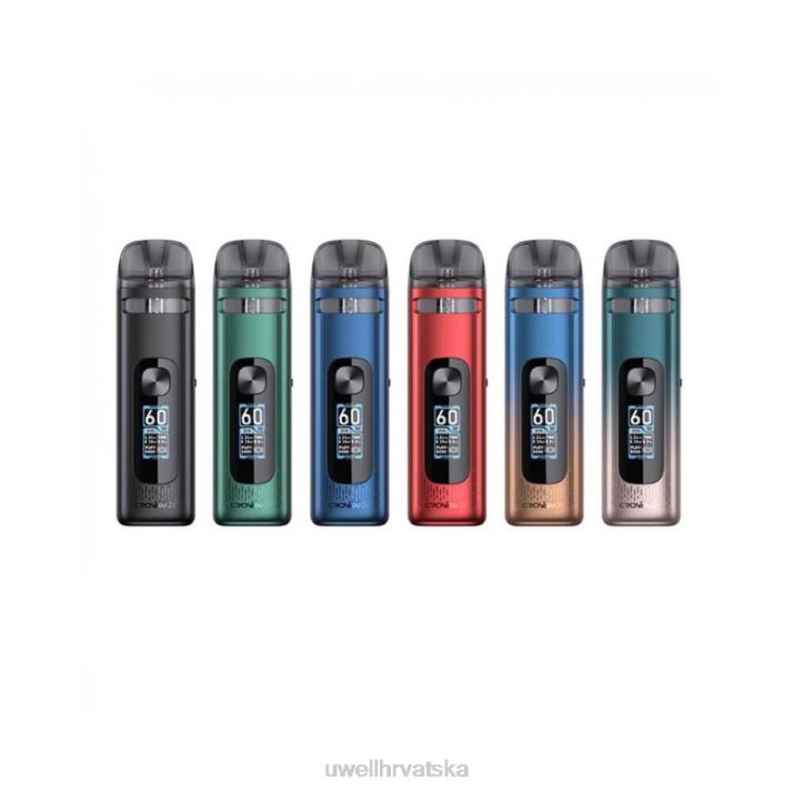UWELL CROWN X kit pod sustav N4TP233 UWELL disposable vape crno