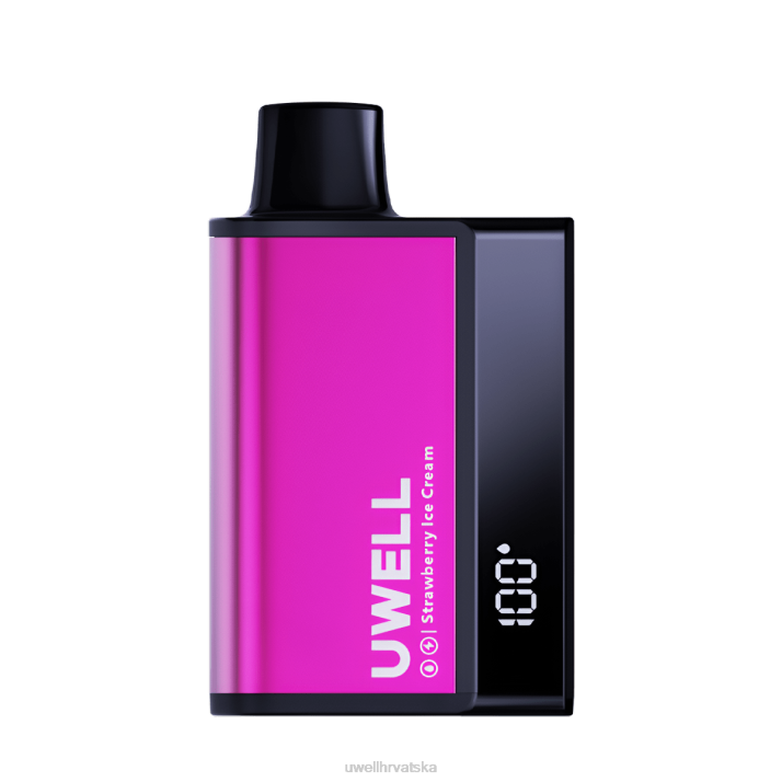 UWELL DL8000 jednokratni vape N4TP282 UWELL zagreb crni zmajev led