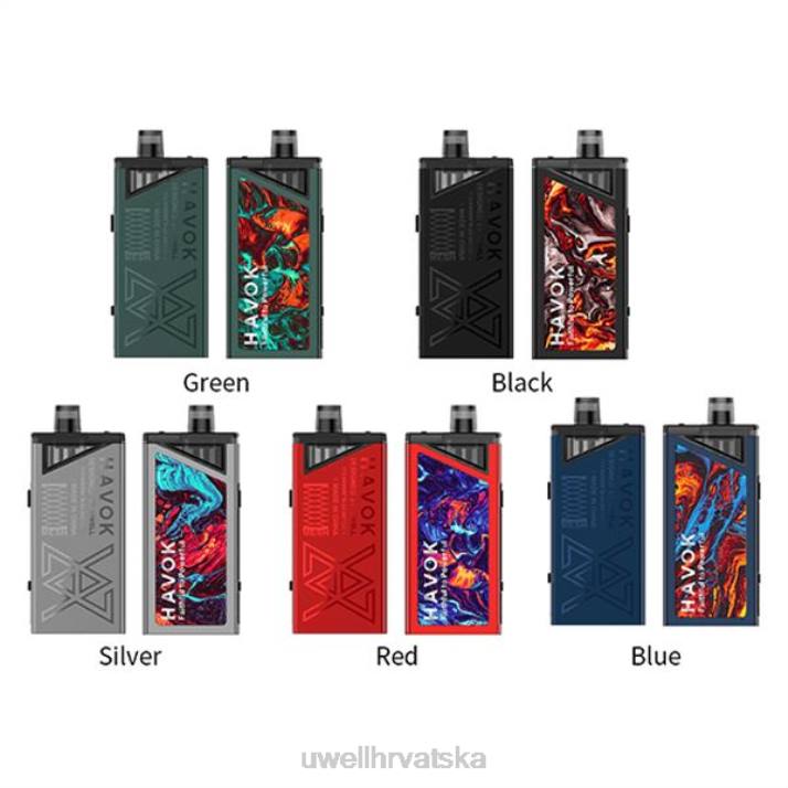 UWELL HAVOK V1 kit 65w N4TP189 UWELL vape kit srebro