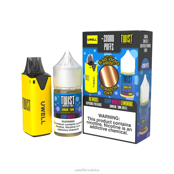 clr: yellow/flv: berry medley lemonade 50mg