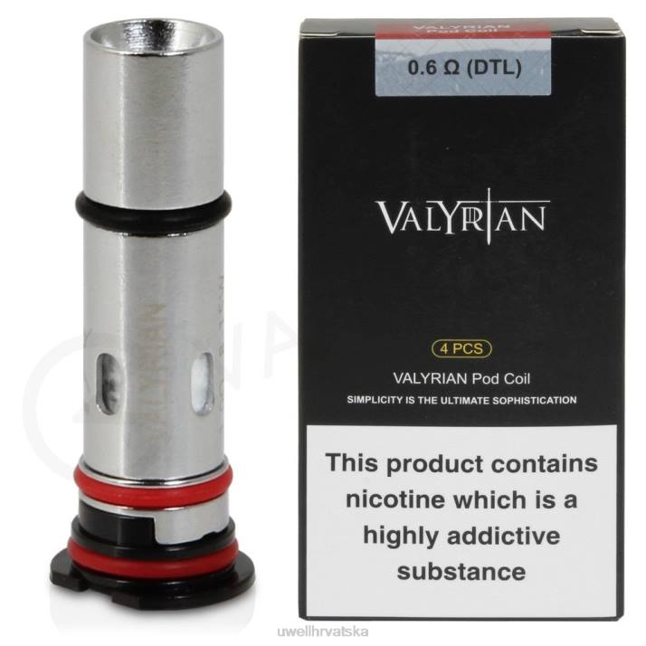 UWELL VALYRIAN zamjenske zavojnice mahuna (4 komada) N4TP34 UWELL review 06 ohm dtl