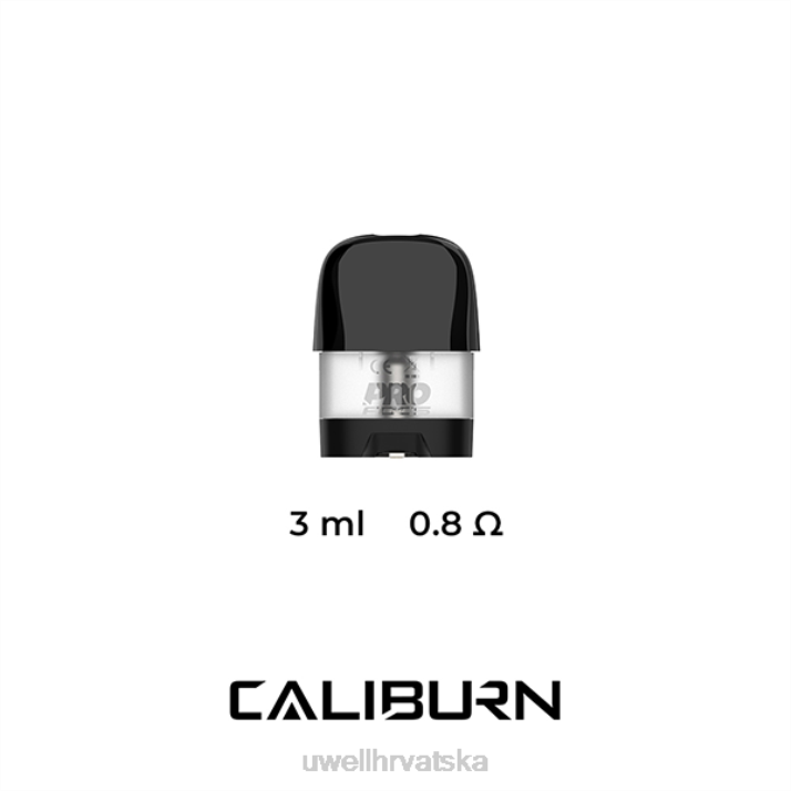 UWELL CALIBURN X zamjenske mahune | 2 pakiranja N4TP46 UWELL e cigarette 0,8 ohma