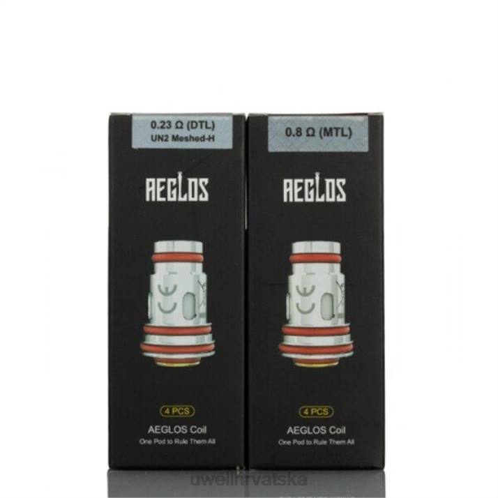 UWELL AEGLOS zavojnice | 4 pakiranja N4TP269 UWELL vape kit 0,8 ohma